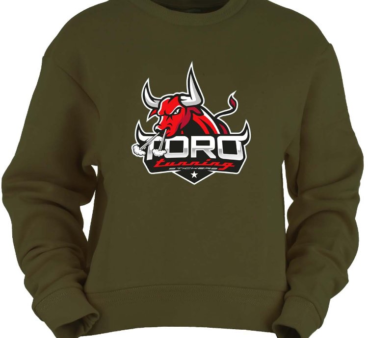 Toro Tunning Logo Military Green Sweatshirt Usa