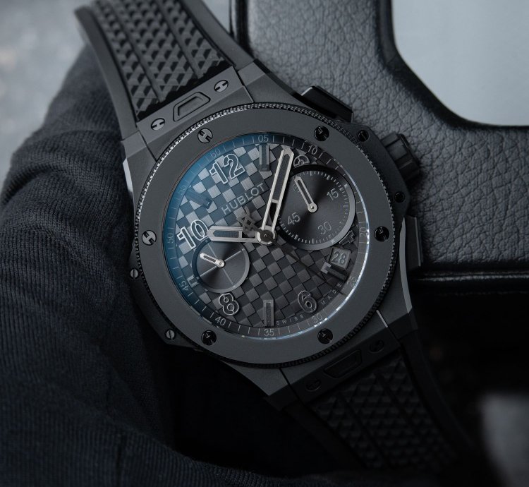 Hublot Big Bang 20th Anniversary Limited Edition All Black Ceramic Unico Chronograph 43mm