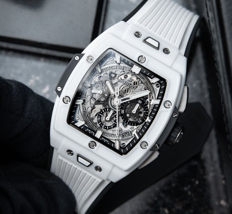 Hublot Spirit Of Big Bang White Ceramic Skeleton Chronograph 42mm