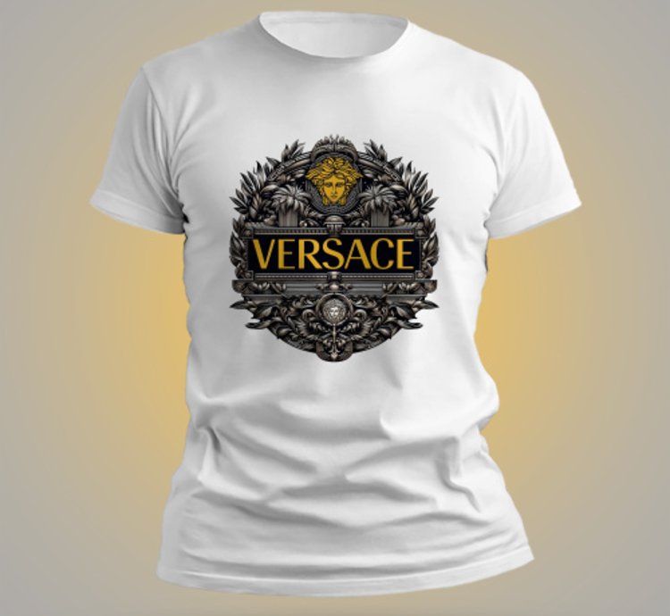 Versace Medusa Mens T-shirt Usa Size White