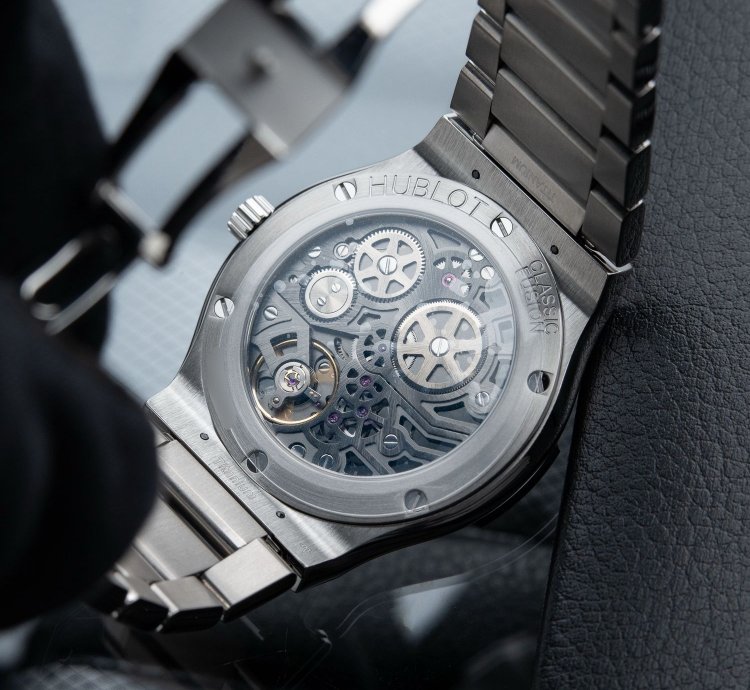 Hublot Classic Fusion Ultra Thin Skeleton Titanium Bracelet 42mm