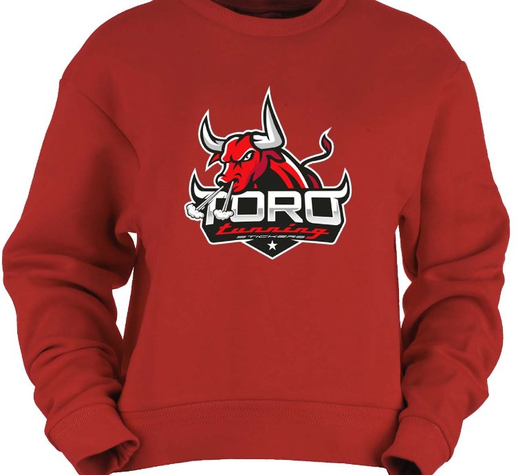 Toro Tunning Logo Red Sweatshirt Usa