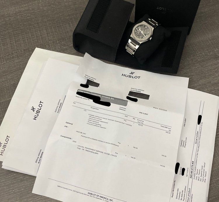 Hublot Classic Fusion Ultra Thin Skeleton Titanium Bracelet 42mm