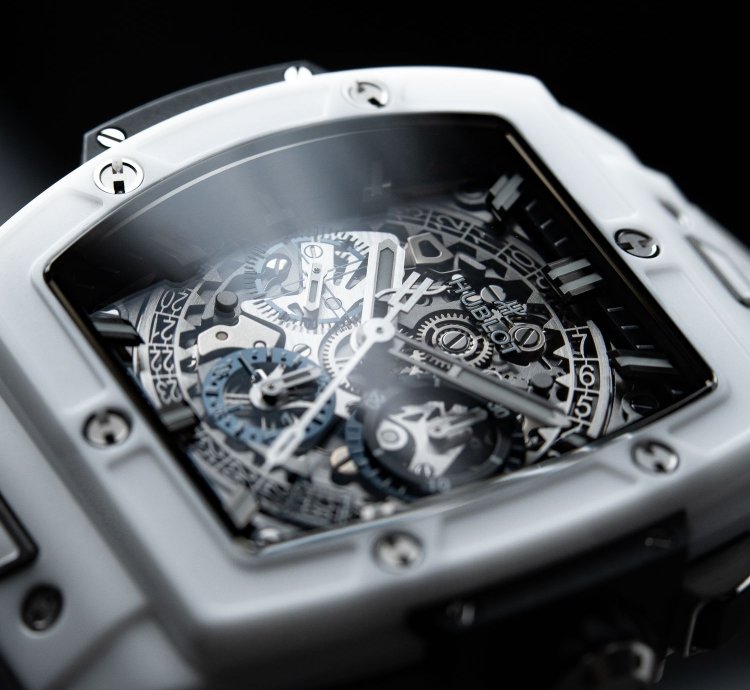 Hublot Spirit Of Big Bang White Ceramic Skeleton Chronograph 42mm