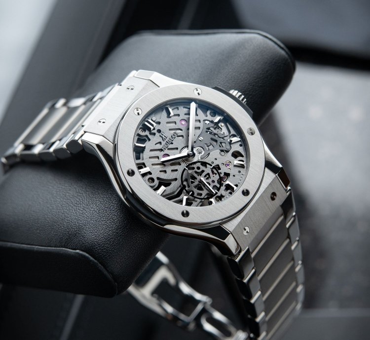 Hublot Classic Fusion Ultra Thin Skeleton Titanium Bracelet 42mm