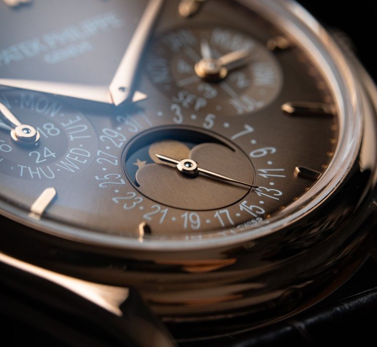 Patek Philippe Grand Complications Perpetual Calendar 5140r Rose Gold Brown Dial 372mm