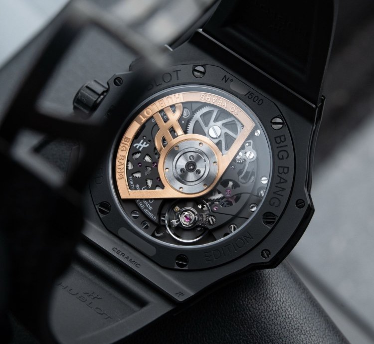 Hublot Big Bang 20th Anniversary Limited Edition All Black Ceramic Unico Chronograph 43mm