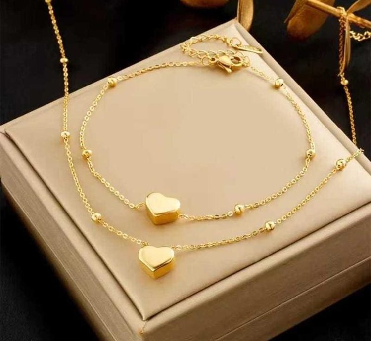 Newest Titanium Necklace And Bracelet Set