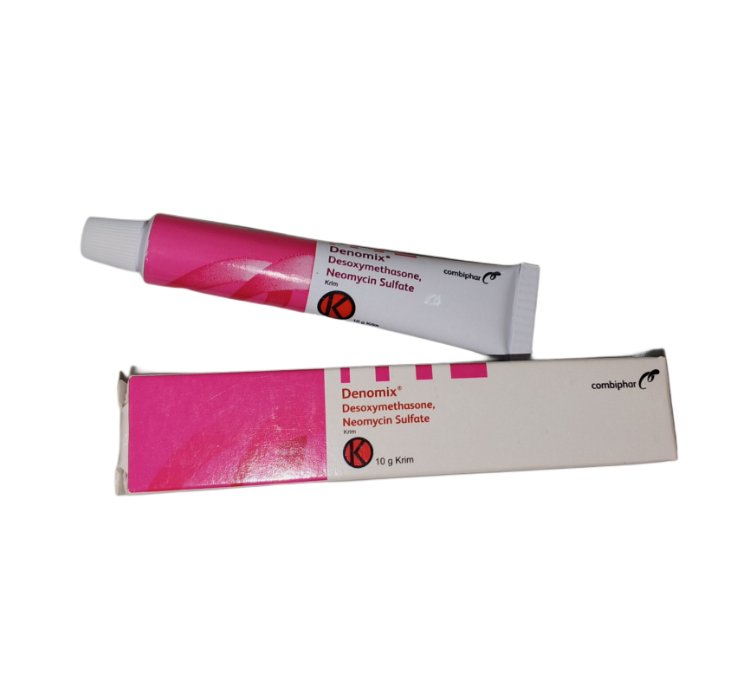 Denomix Cream 10 G Dual-action Anti-inflammatory Antibiotic For Irritated Skin