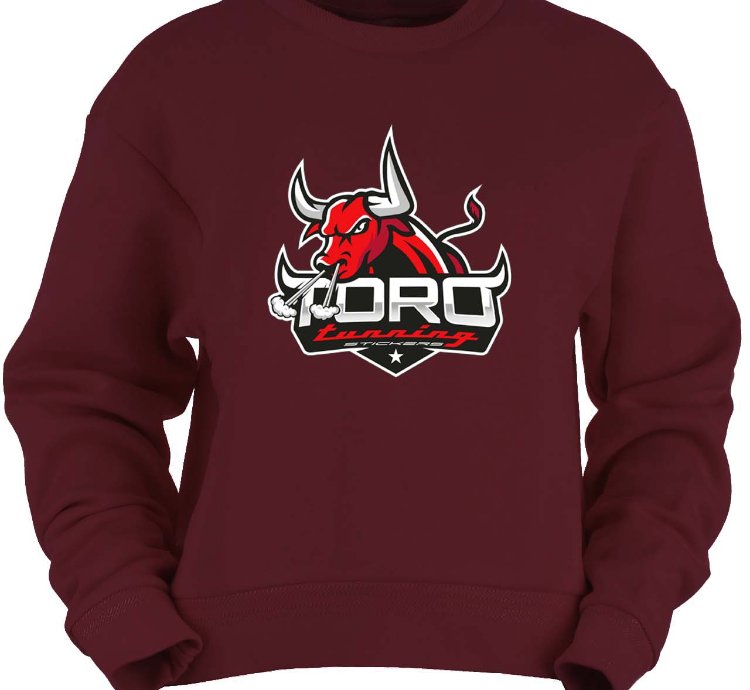 Toro Tunning Logo Maroon Sweatshirt Usa