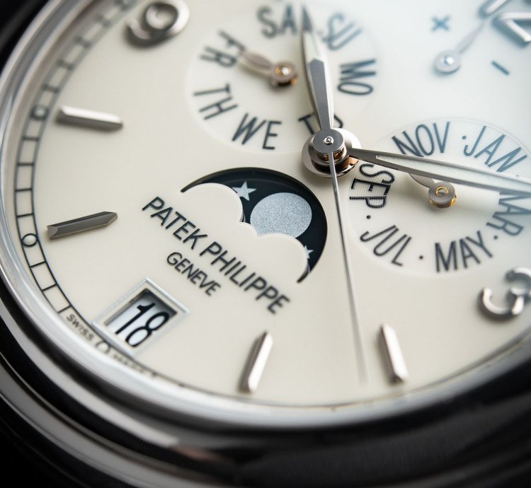 Patek Philippe Annual Calendar 5146g White Gold Cream Dial Leather Set 39mm