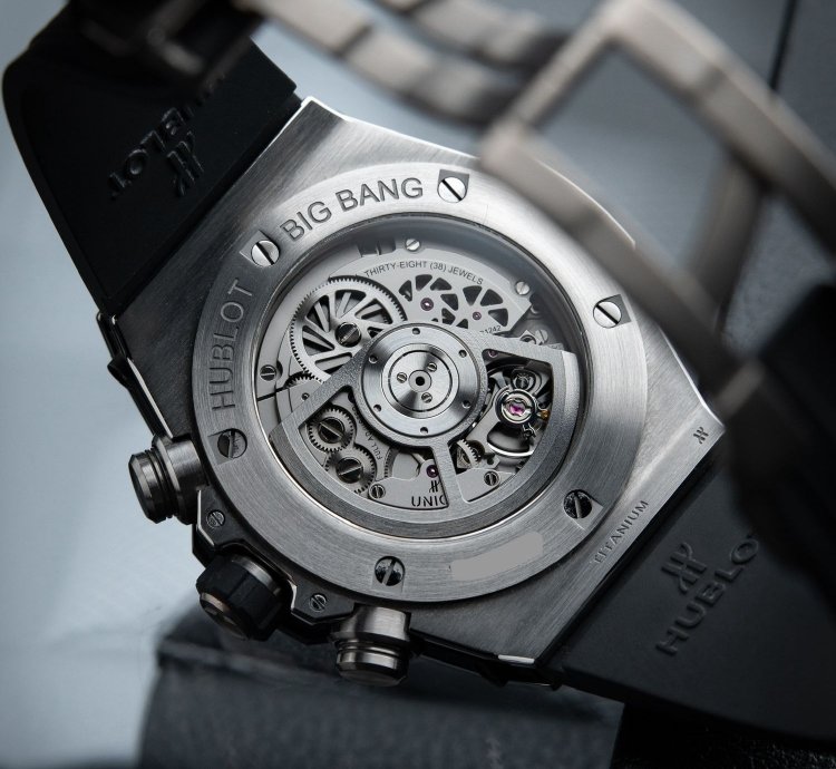 Hublot Big Bang Unico Pavé Openworked Diamonds Titanium Chronograph Set 45mm