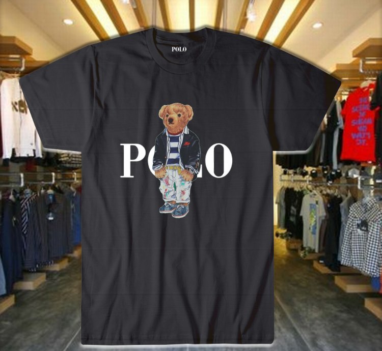 Polo Ralph Lauren Polo Bear Fleece T Shirt Navy Size S-5xl