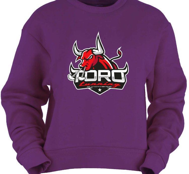 Toro Tunning Logo Purple Sweatshirt Usa