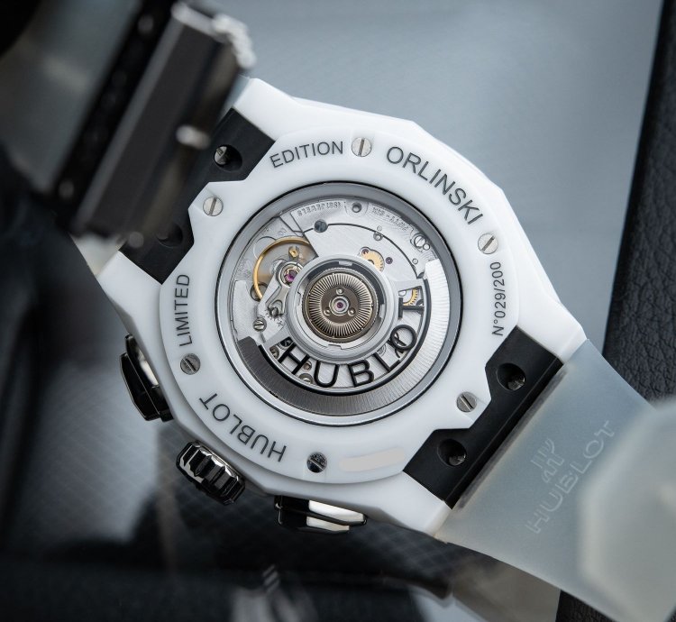Hublot Classic Fusion Aerofusion Orlinski Le White Ceramic Chronograph 45mm