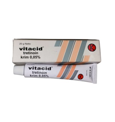 Vitacid 005 Cream For Treatment Of Comedogenic Acne Papules Pustules
