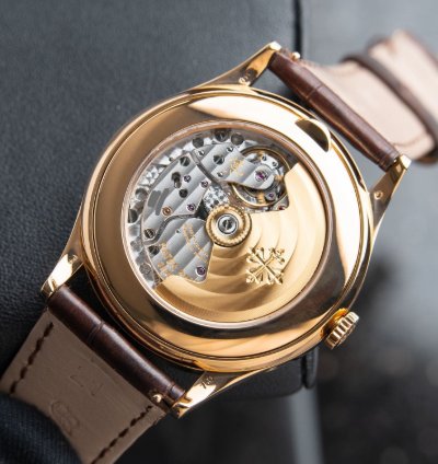 Patek Philippe Complications 5396r Annual Calendar Moonphase Rose Gold Silver Dial 385mm