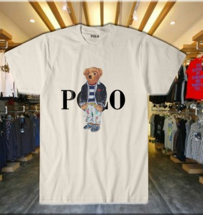 Polo Ralph Lauren Polo Bear Fleece T Shirt White Size S-5xl