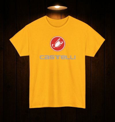 Castelli Tshirt - Graphic Tee - Unisex T-shirt Gold