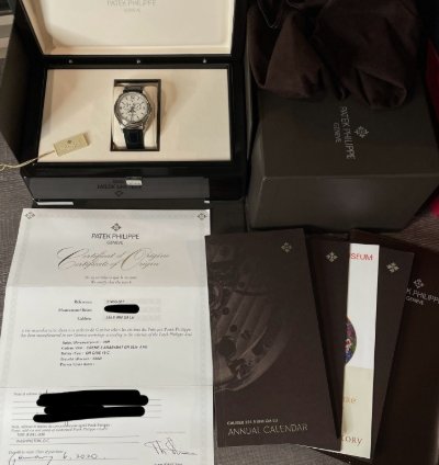 Patek Philippe Annual Calendar 5146g White Gold Cream Dial Leather Set 39mm