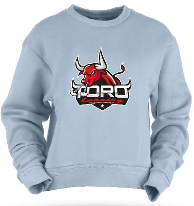 Toro Tunning Logo Light Blue Sweatshirt Usa