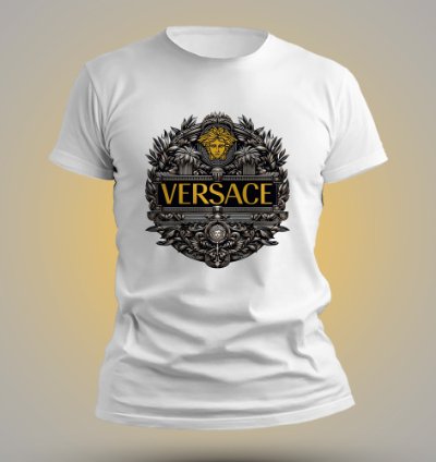 Versace Medusa Mens T-shirt Usa Size White