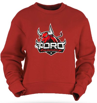 Toro Tunning Logo Red Sweatshirt Usa