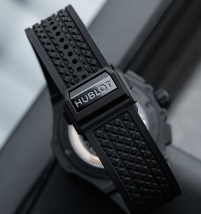 Hublot Big Bang 20th Anniversary Limited Edition All Black Ceramic Unico Chronograph 43mm
