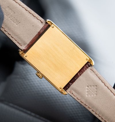 Patek Philippe Gondolo 5109j Yellow Gold Silver Ivory Dial Leather Set 30mm