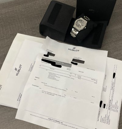 Hublot Classic Fusion Ultra Thin Skeleton Titanium Bracelet 42mm