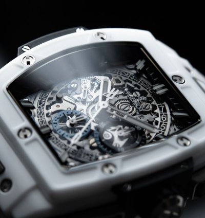 Hublot Spirit Of Big Bang White Ceramic Skeleton Chronograph 42mm