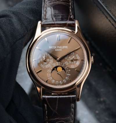 Patek Philippe Grand Complications Perpetual Calendar 5140r Rose Gold Brown Dial 372mm