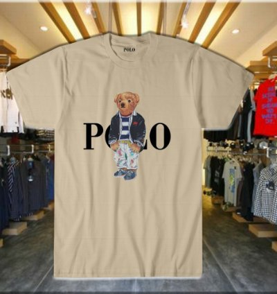 Polo Ralph Lauren Polo Bear Fleece T Shirt Sand Size S-5xl