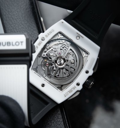 Hublot Spirit Of Big Bang White Ceramic Skeleton Chronograph 42mm
