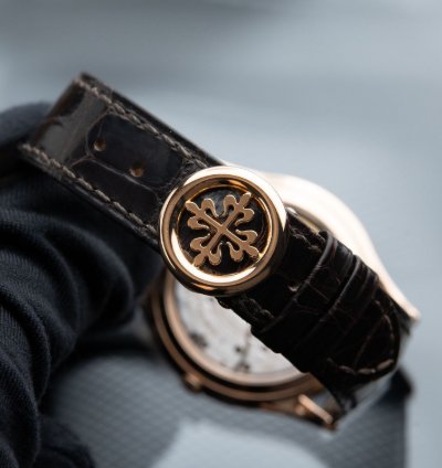 Patek Philippe Grand Complications Perpetual Calendar 5140r Rose Gold Brown Dial 372mm