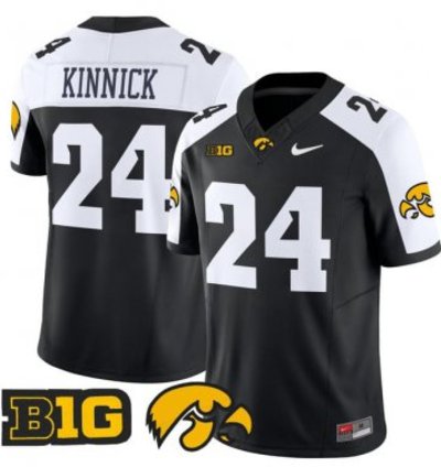 Nile Kinnick 24 Iowa Hawkeyes Football Jersey 2025 Vapor Patch All Stitched