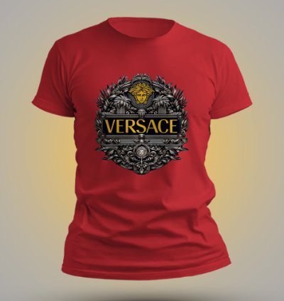 Versace Medusa Mens T-shirt Usa Size Red