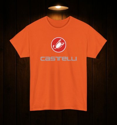 Castelli Tshirt - Graphic Tee - Unisex T-shirt Orange