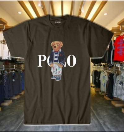 Polo Ralph Lauren Polo Bear Fleece Tshirt Black Size S-5xl