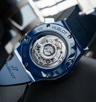 Hublot Classic Fusion Aerofusion Uefa Limited Edition Chronograph Blue Ceramic Skeleton 45mm