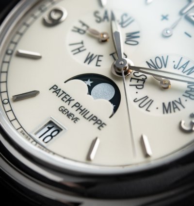 Patek Philippe Annual Calendar 5146g White Gold Cream Dial Leather Set 39mm