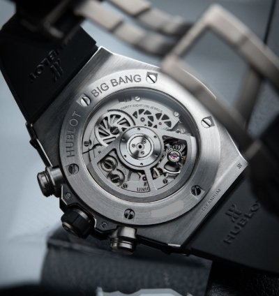 Hublot Big Bang Unico Pavé Openworked Diamonds Titanium Chronograph Set 45mm