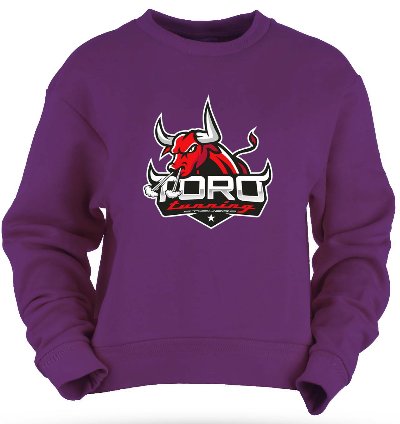 Toro Tunning Logo Purple Sweatshirt Usa