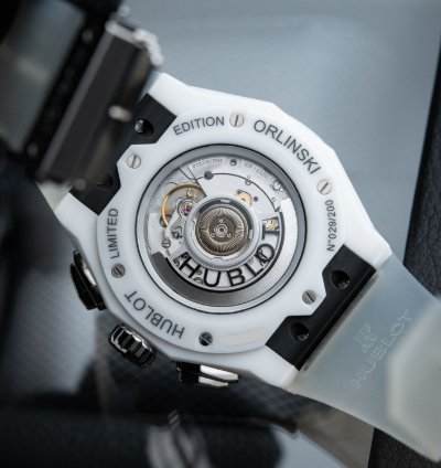 Hublot Classic Fusion Aerofusion Orlinski Le White Ceramic Chronograph 45mm