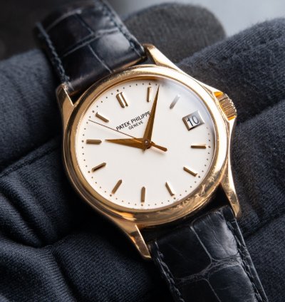 Patek Philippe Calatrava 5127r Automatic Rose Gold Leather Silver Dial 37mm