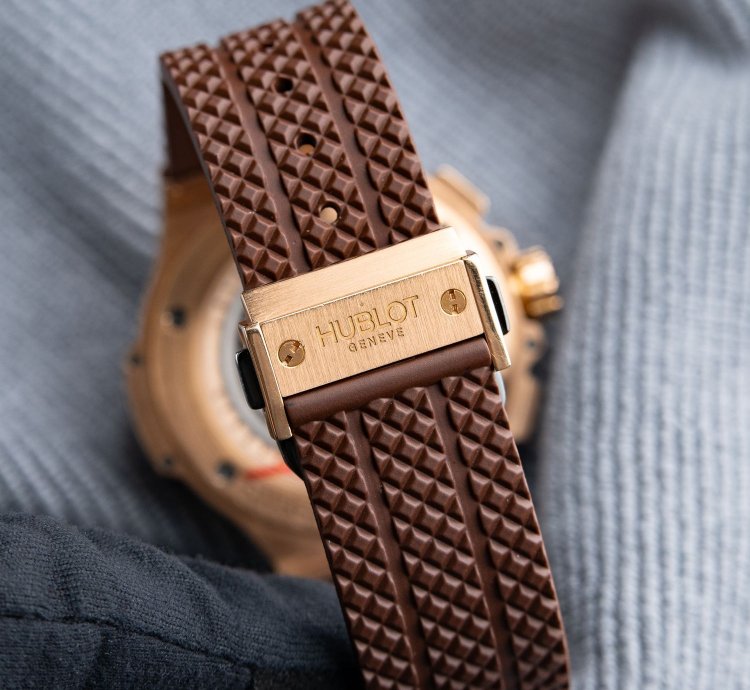 Hublot Big Bang Cappuccino Rose Gold Chocolate Dial Chronograph Rubber 41mm