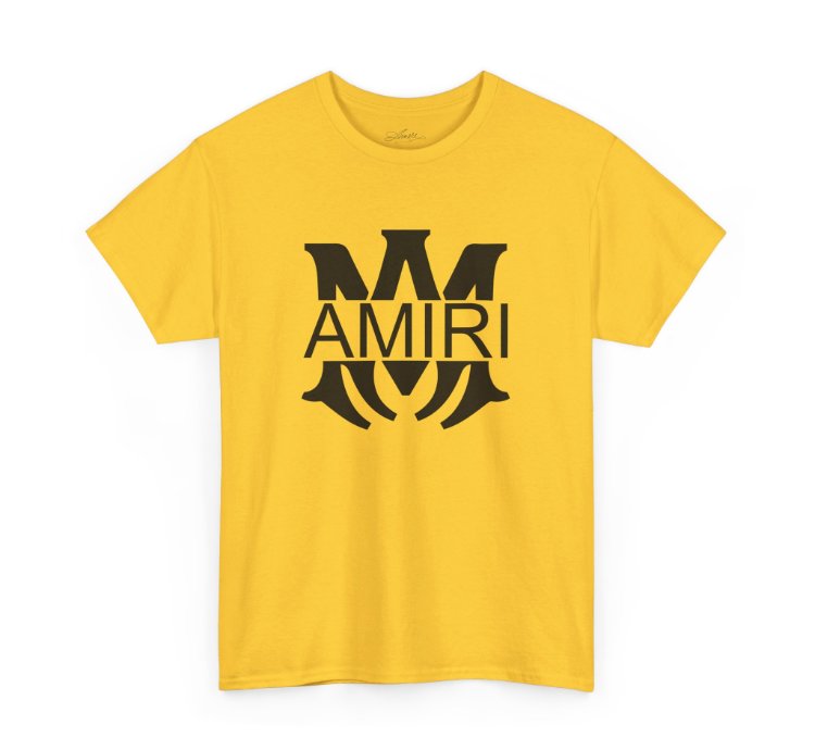 Am Amiri Logo Daisy T-shirt - Size Usa 12