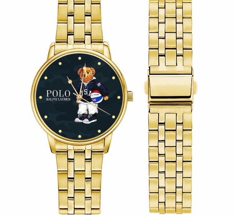 Polo Bear D82 Military Basket Metal Gold