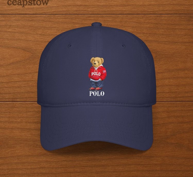 Polo Ralph Lauren Mens Polo Bear Twill Cap Navy