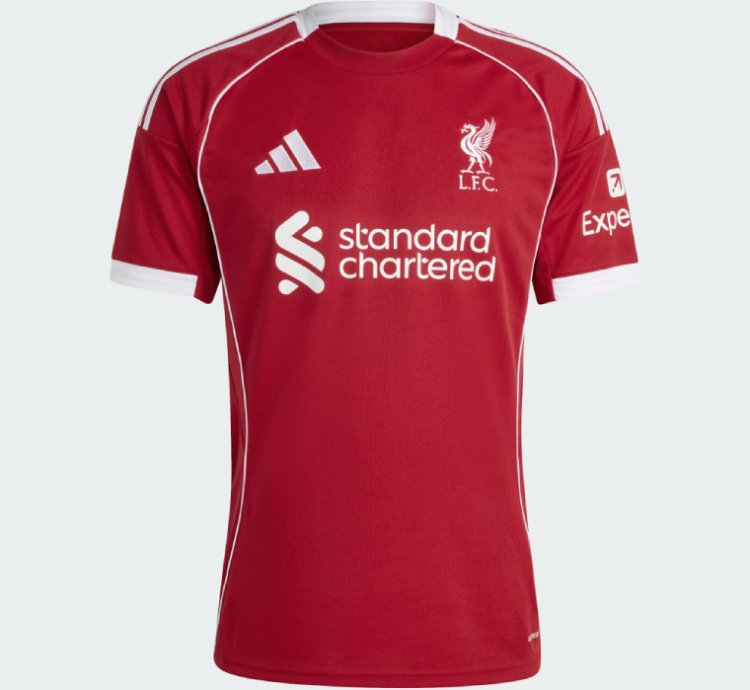 Liverpool 2025-26 Darwin 9 Home Jersey Red